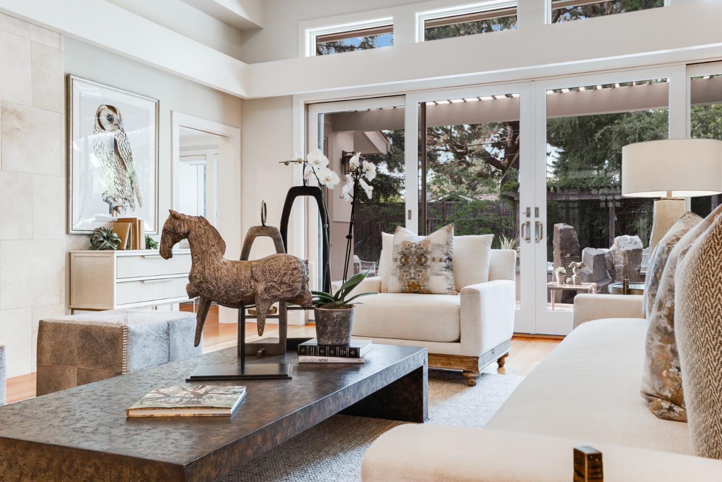 196 Merritt Road Los Altos, CA 94022 - Photo 4 of 46 a living room with furniture and a large window