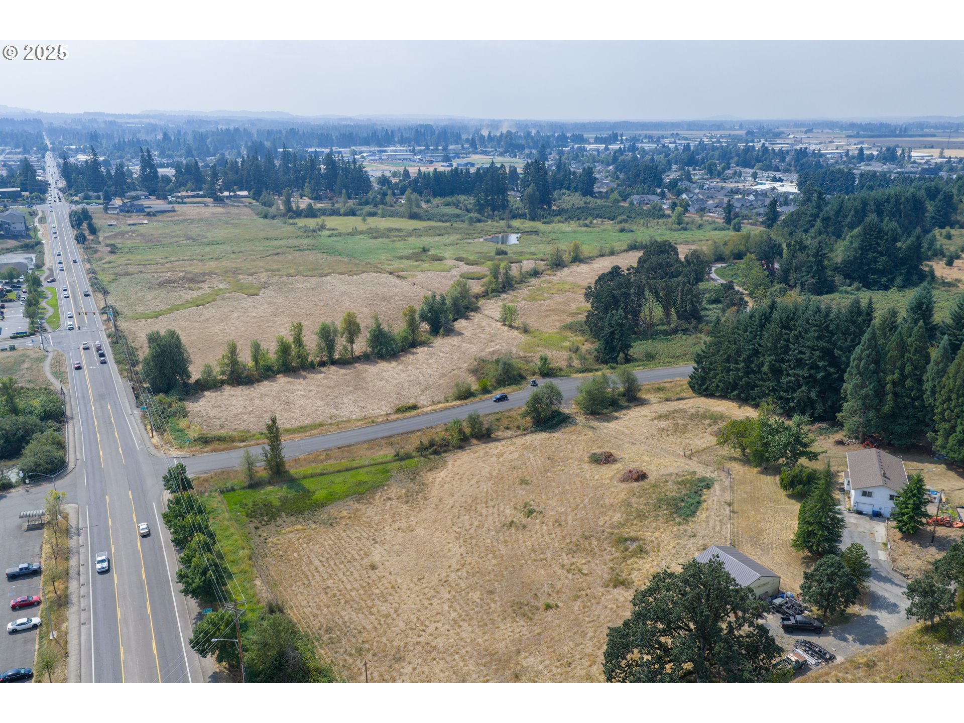 Golf Lane Sublimity, OR 97385 - Photo 10 of 10 an aerial view of a house with a yard
