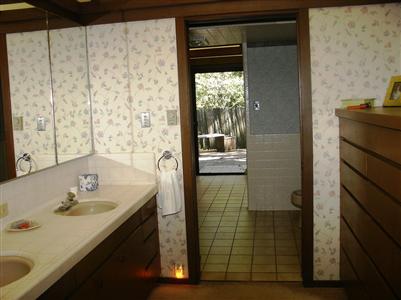 5767 Sonoma Mountain Road Santa Rosa, CA 95404 - Photo 9 of 11 a bathroom with a sink and a mirror