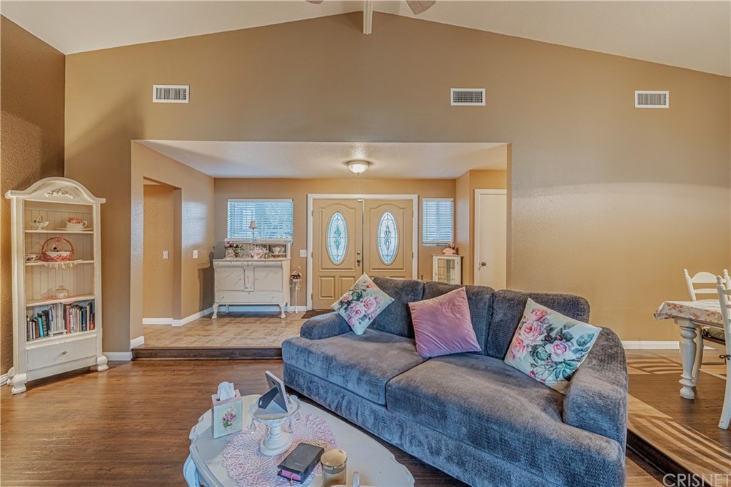 2701 West Ave J4 Lancaster, CA 93536 - Photo 8 of 46 a living room with furniture and wooden floor