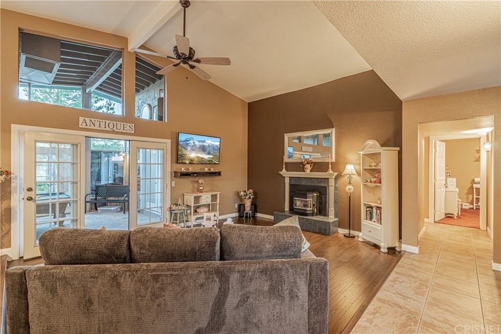 2701 West Ave J4 Lancaster, CA 93536 - Photo 10 of 46 a living room with furniture and a fireplace