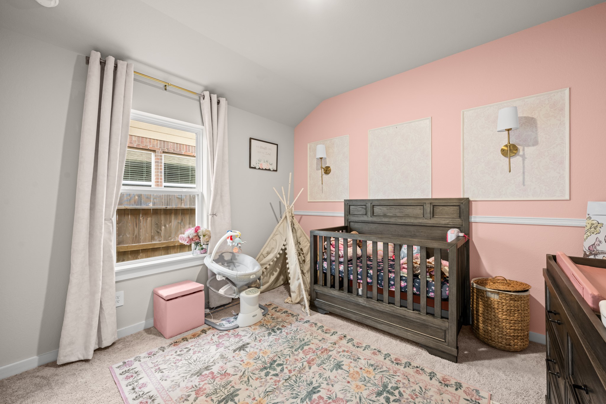 1326 Taft Pt Lane Rosharon, TX 77583 - Photo 27 of 39 a bedroom with furniture and a window