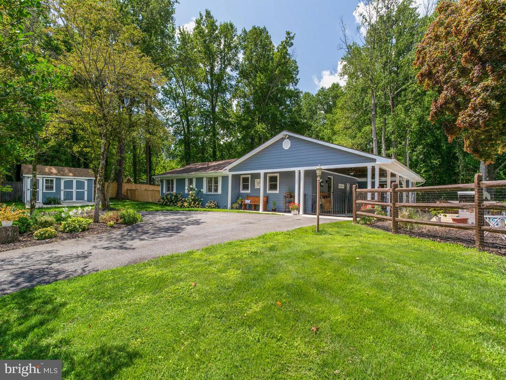 6678 Old Solomons Island Road Friendship, MD 20758 - Photo 4 of 57 Long driveway to this lovely home!