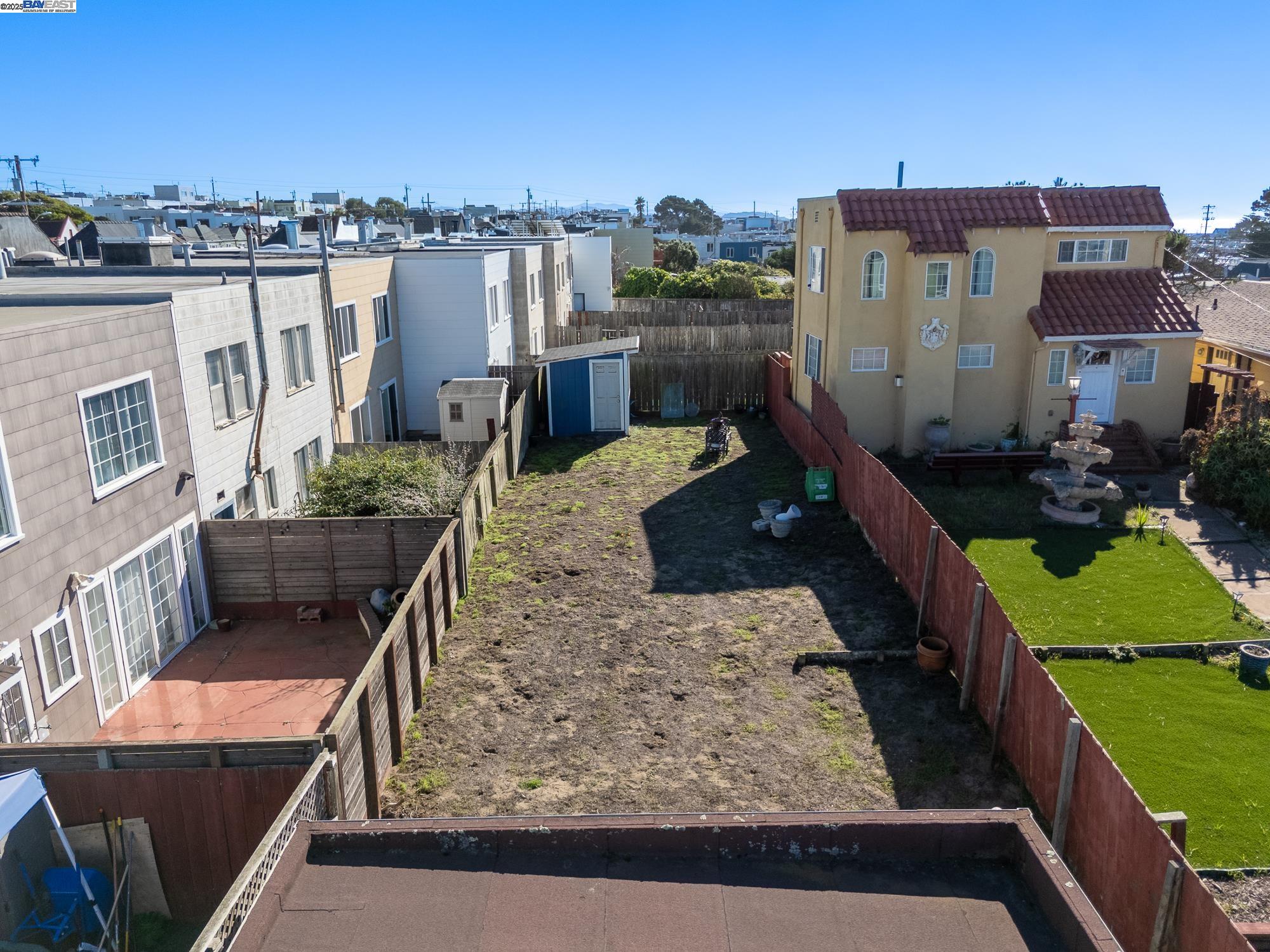 3327 Quintara Street San Francisco, CA 94116 - Photo 18 of 33 a view of a balcony with wooden floor and outdoor seating