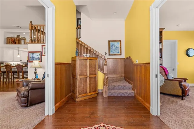 a kitchen with stainless steel appliances granite countertop a lot of counter top space
