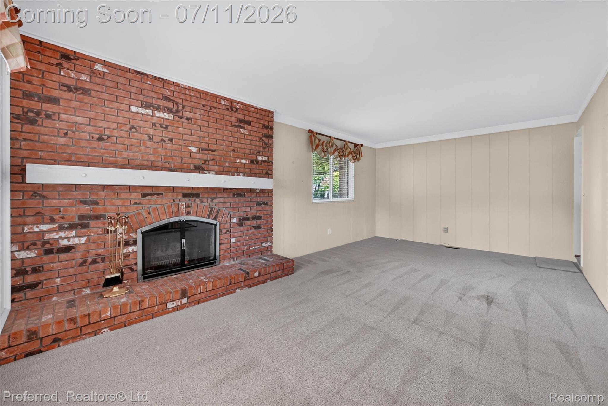 46596 Maidstone Road Canton, MI 48187 - Photo 24 of 61 Wood burning Brick fireplace