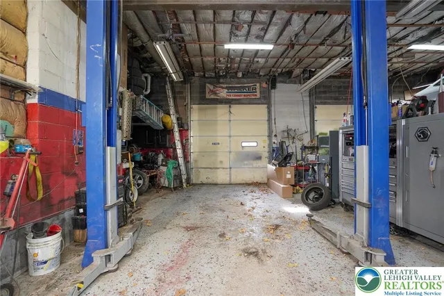 a utility room with lot of items