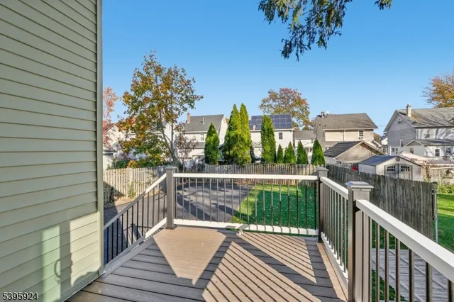 a view of balcony with furniture