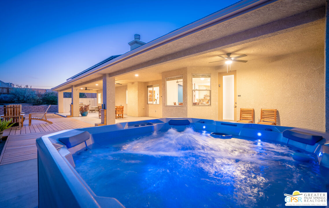 7514 Sunset Road Joshua Tree, CA 92252 - Photo 49 of 69 a view of swimming pool with outdoor seating