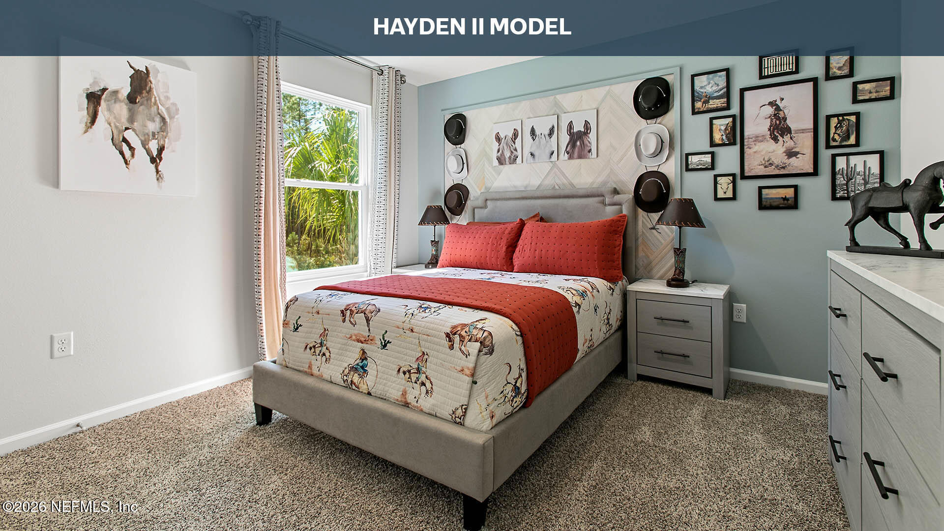 12419 Russian Olive Road Jacksonville, FL 32218 - Photo 27 of 62 a bedroom with a bed and a window