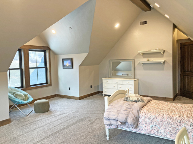 259 Meadow Drive Springville, UT 84663 - Photo 38 of 62 Bedroom featuring light colored carpet and recessed lighting