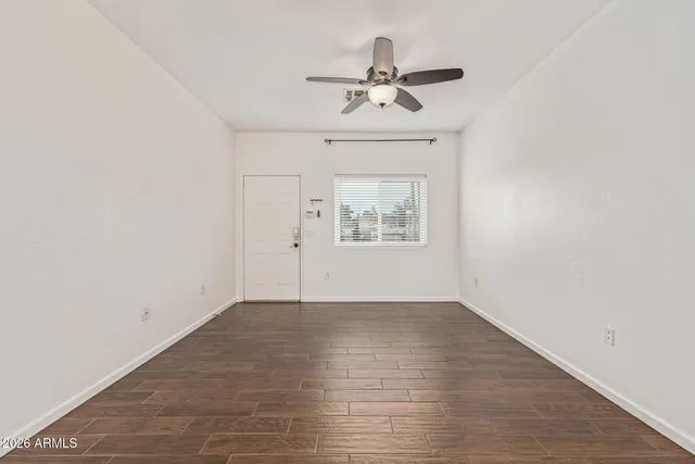 wooden floor in an empty room