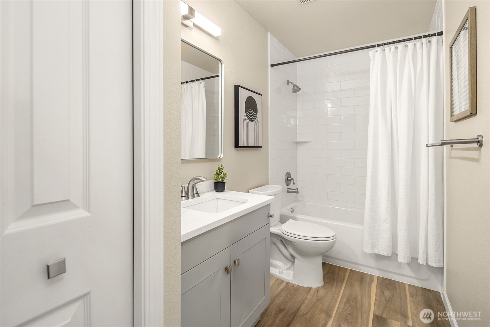 7250 Old Redmond Road, Unit C111 Redmond, WA 98052 - Photo 25 of 39 a bathroom with a sink a toilet and shower