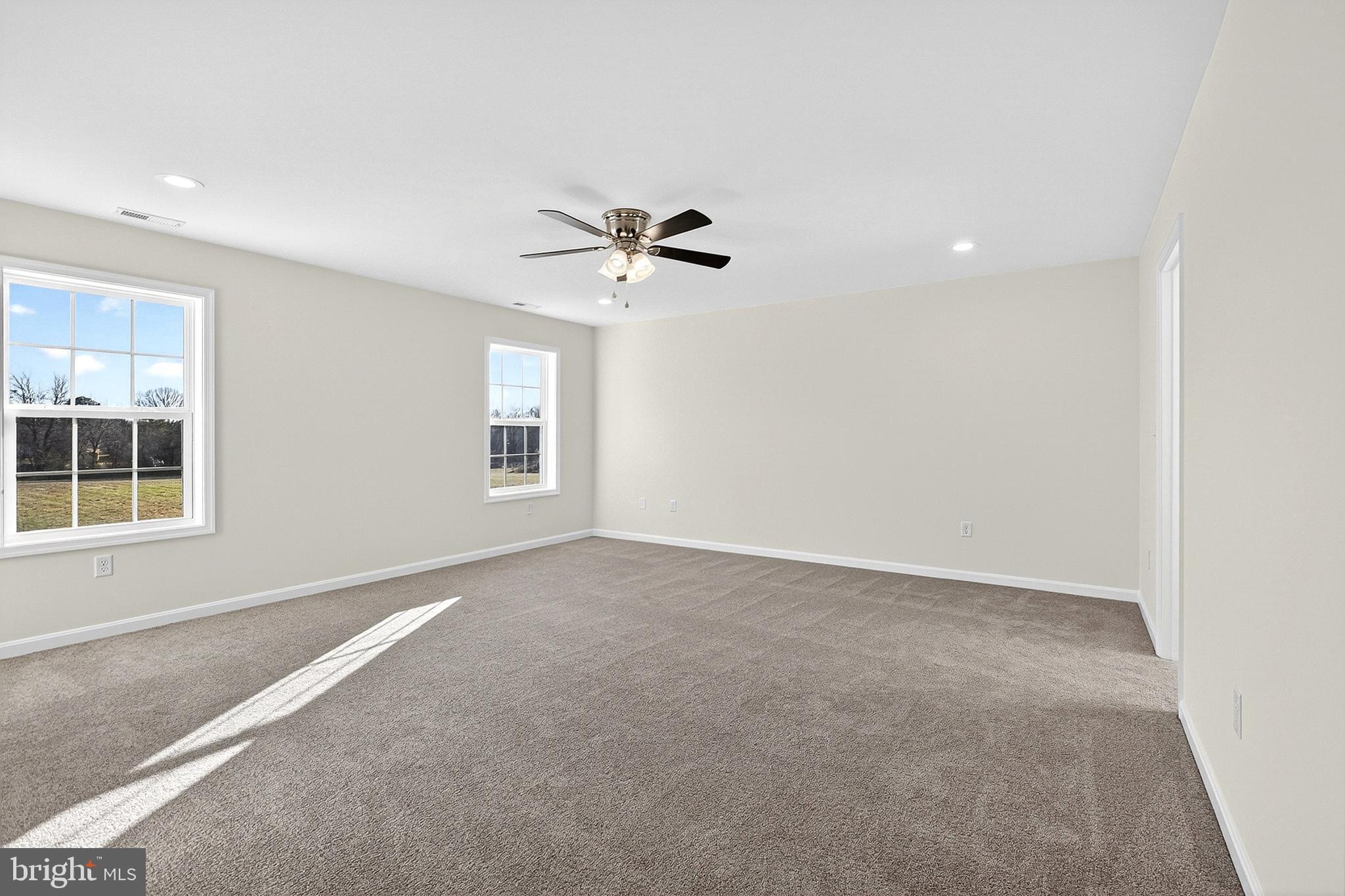 719 West Evens Road Viola, DE 19979 - Photo 36 of 65 an empty room with fan and windows
