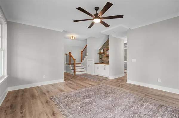 a picture of a room with a white wall