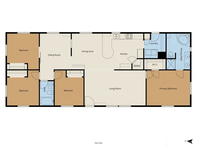 a picture of a very nice looking room