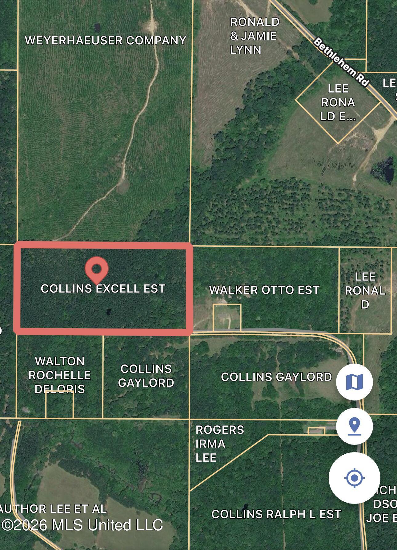 0 L Dixon Rogers Road Pinola, MS 39149 - Photo 2 of 8 SAT View