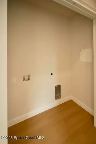 a view of a building and a street