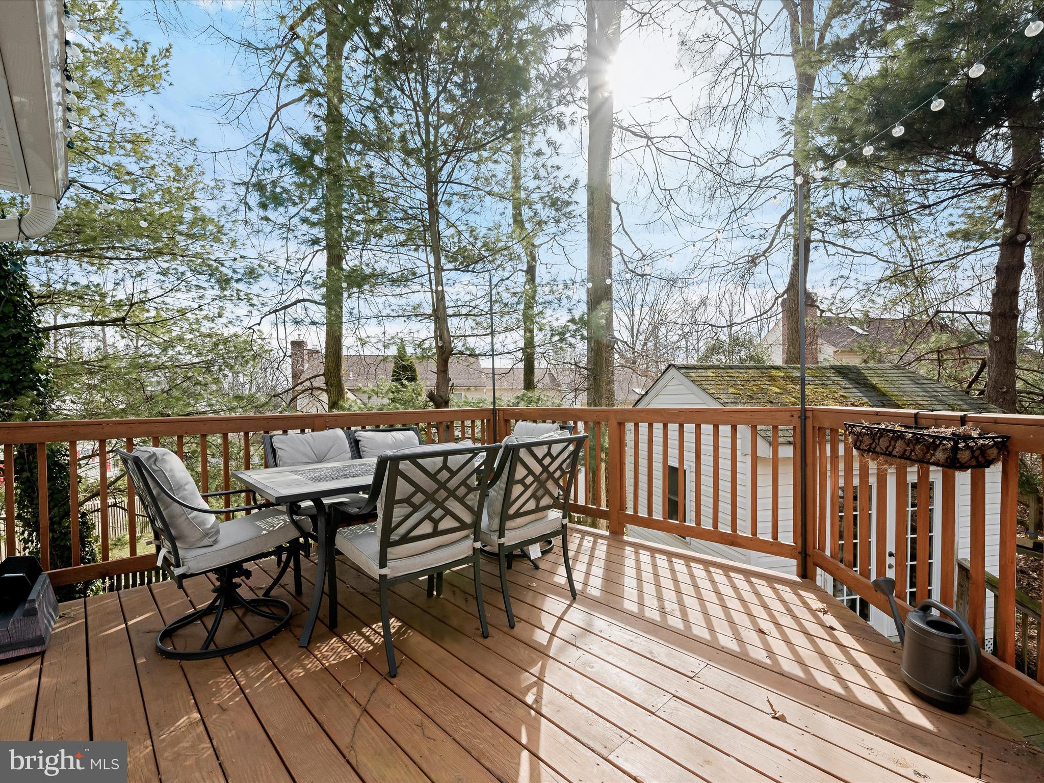 2333 Golden Chapel Road Odenton, MD 21113 - Photo 49 of 62 a view of balcony with wooden floor and outdoor seating