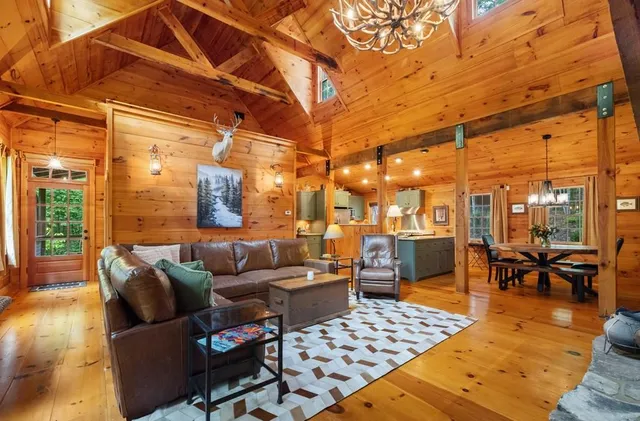 a outdoor living space with furniture