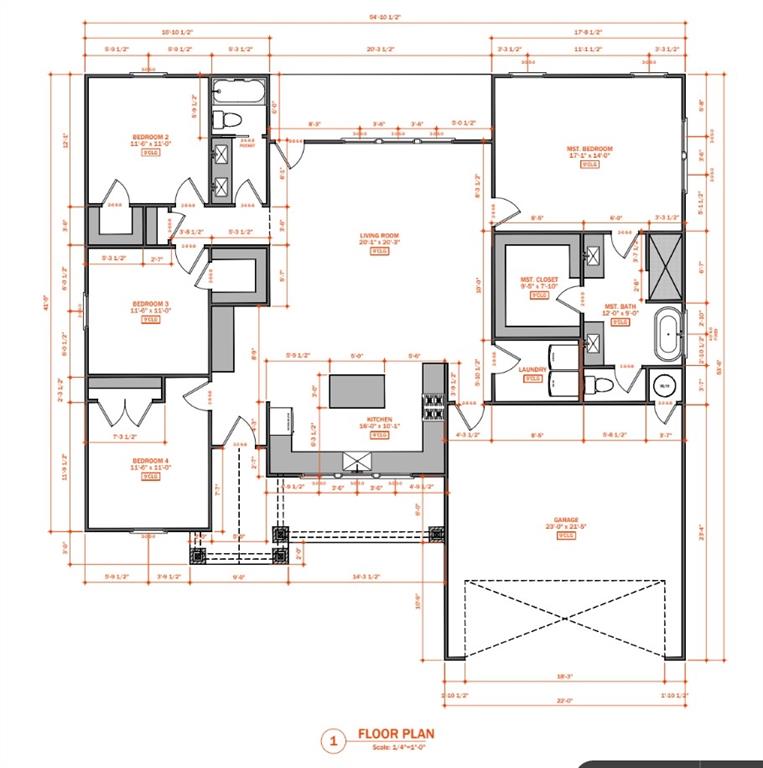 5200 Bogey Lane Waco, TX 76708 - Photo 37 of 37 Floor plan