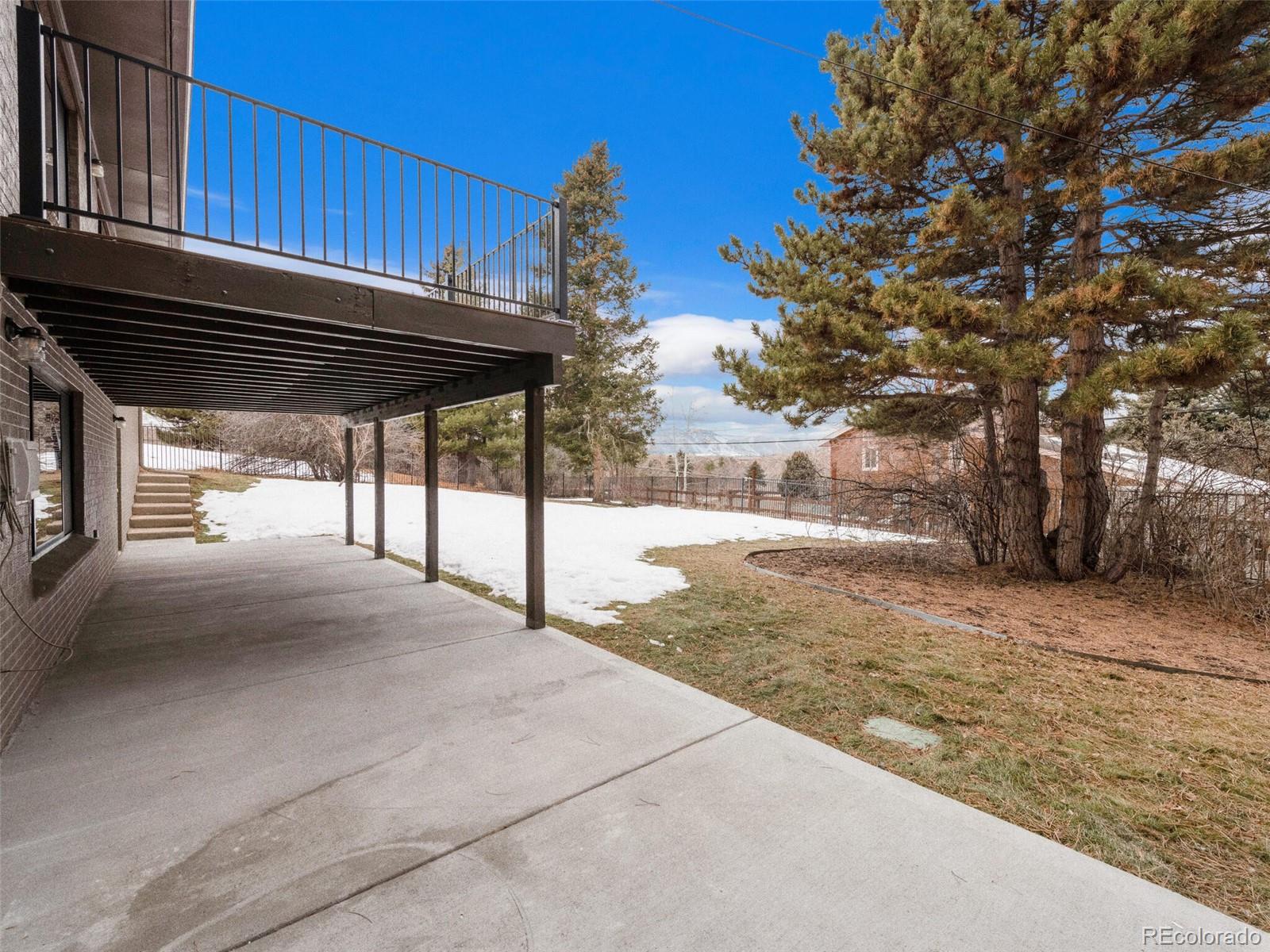 1345 Overhill Road Golden, CO 80401 - Photo 40 of 40 a view of a backyard of the house