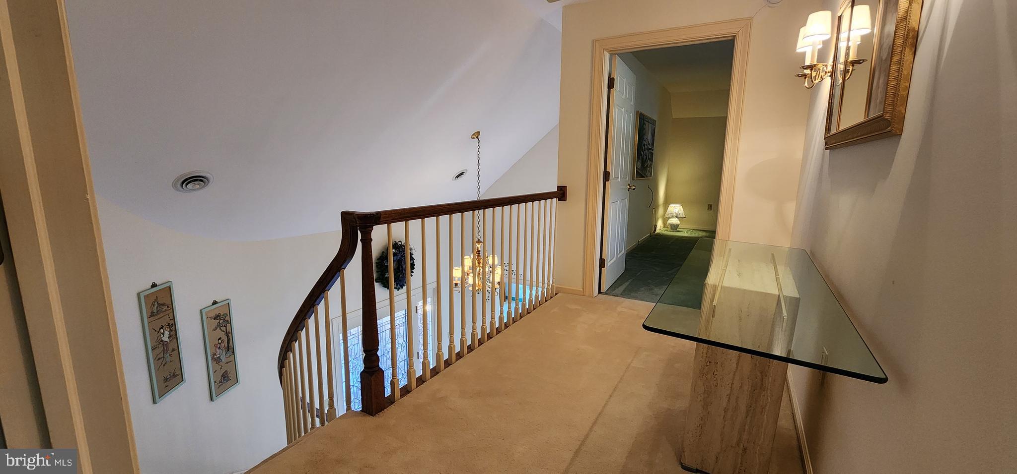 4069 West Tilden Road Harrisburg, PA 17110 - Photo 29 of 56 a view of a hallway with a white walls and stairs