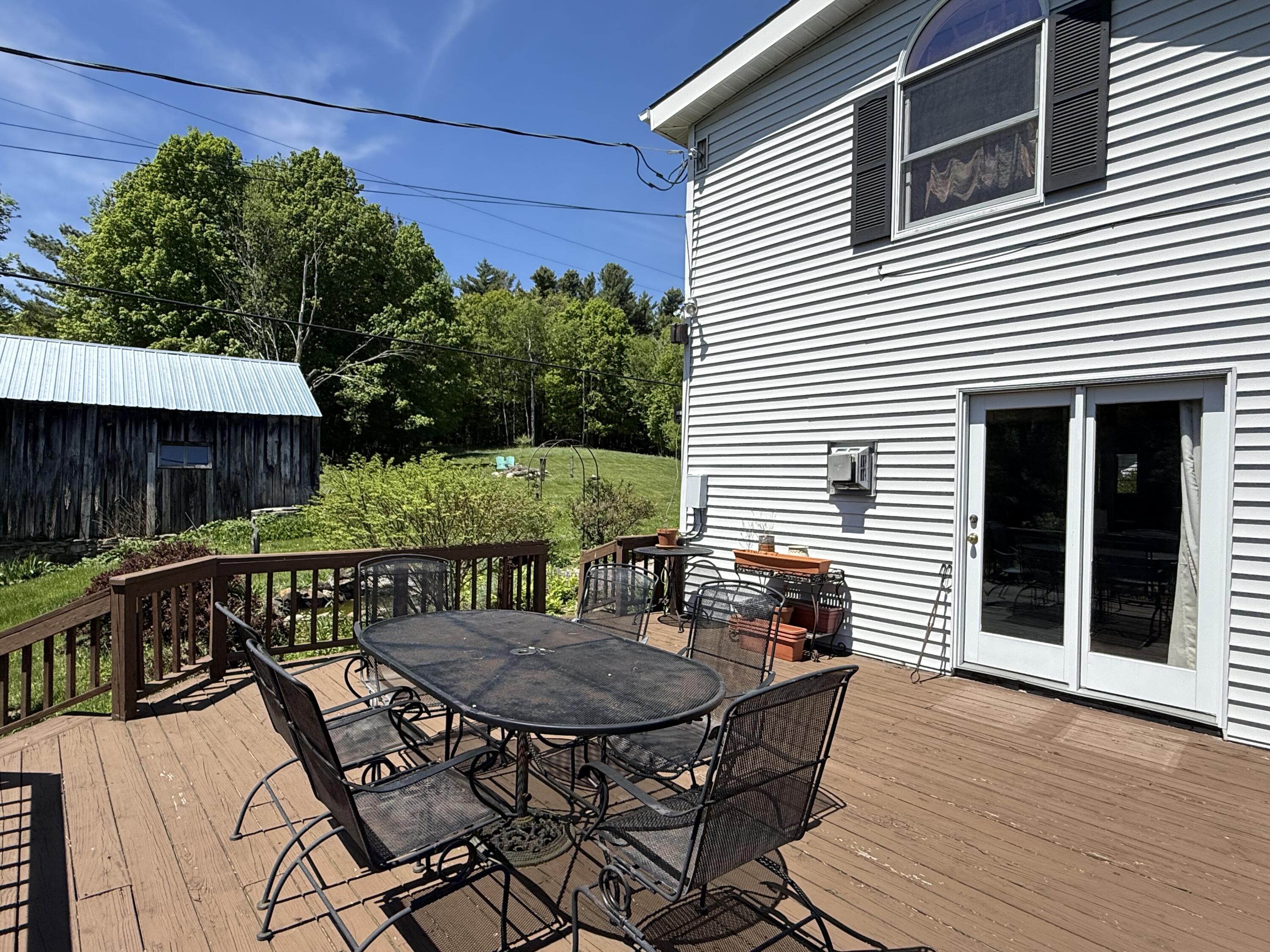 1001 Highland Road Keeseville, NY 12944 - Photo 17 of 79 French Doors from Den onto Deck