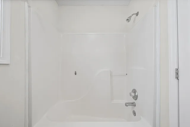 a close up of a bathtub