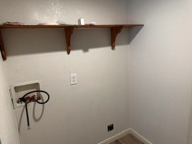 a close view of a shower in the bathroom