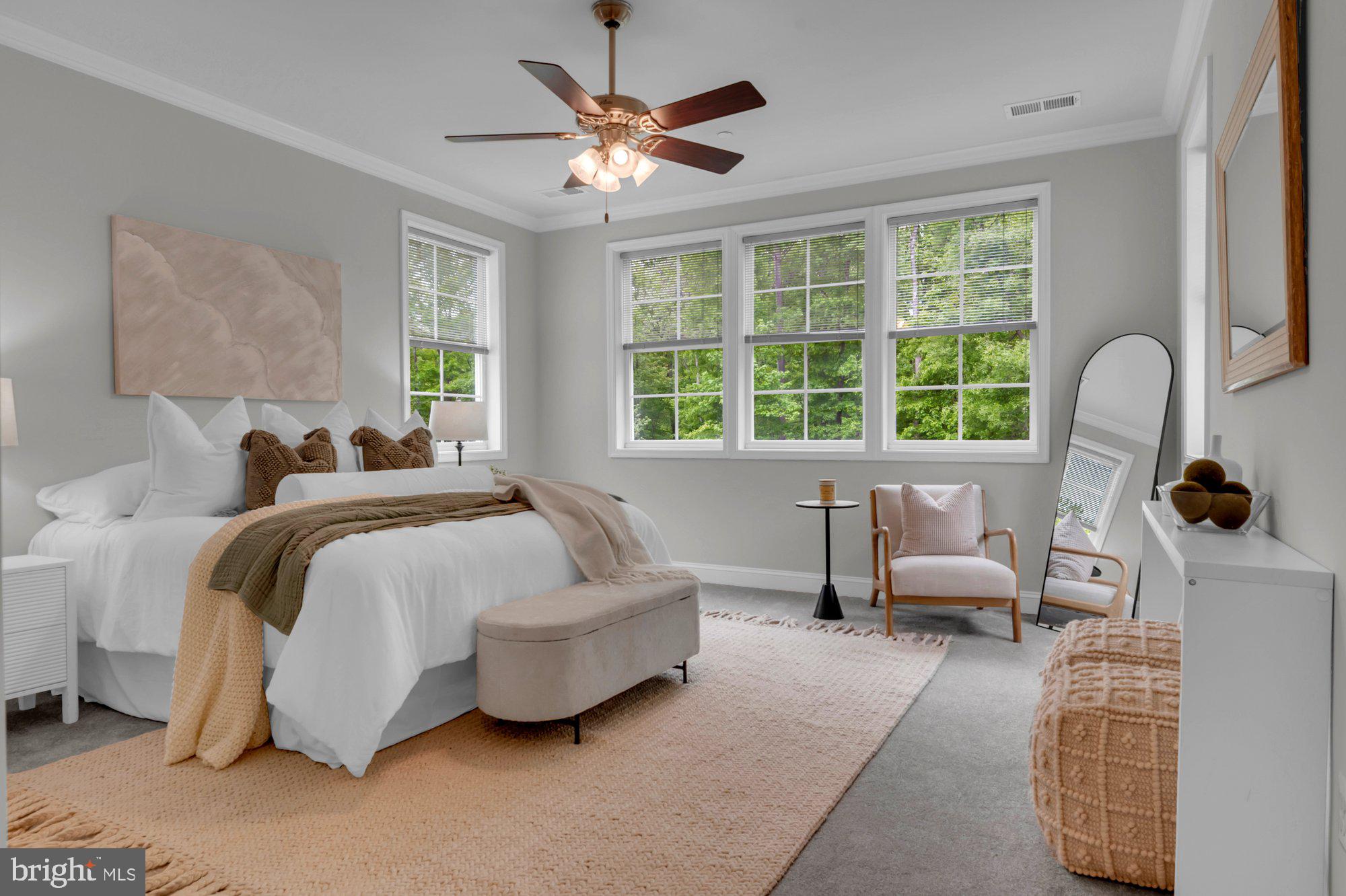 505 Brewerton Lane Edgewater, MD 21037 - Photo 30 of 78 a spacious bedroom with bed and a large window
