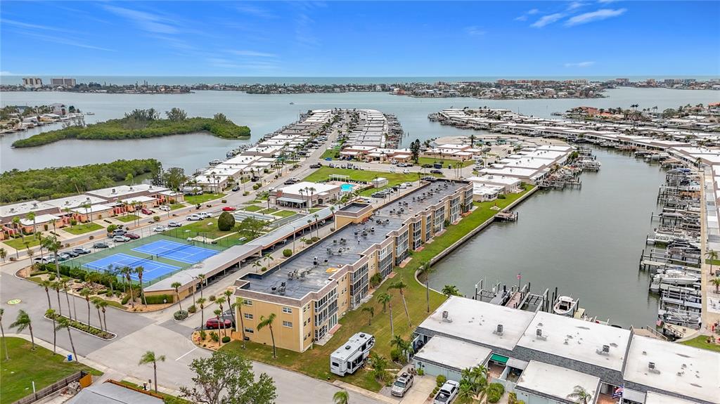 1 Boca Ciega Point Boulevard, Unit 215 St. Petersburg, FL 33708 - Photo 28 of 39 a view of a city and an ocean view