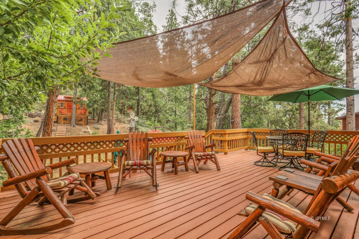 55255 Daryll Road Idyllwild, CA 92549 - Photo 27 of 41 an outdoor space with seating