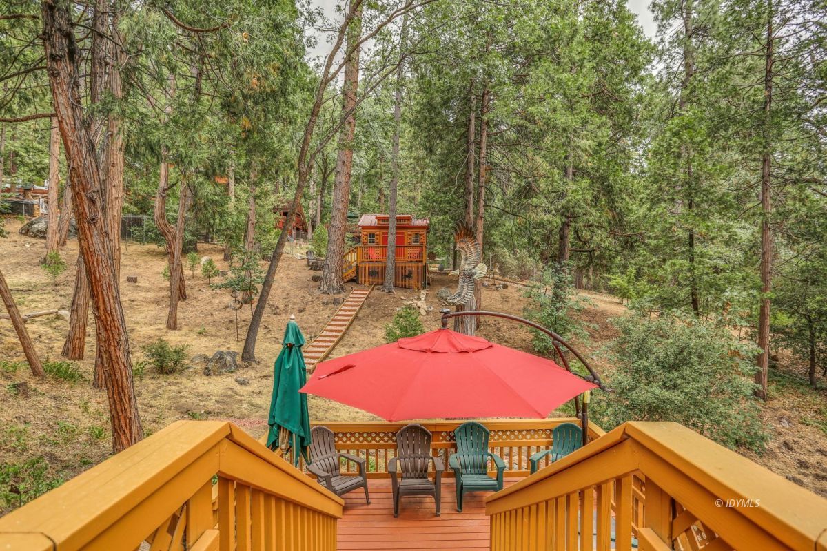 55255 Daryll Road Idyllwild, CA 92549 - Photo 29 of 41 a view of a balcony with an outdoor space