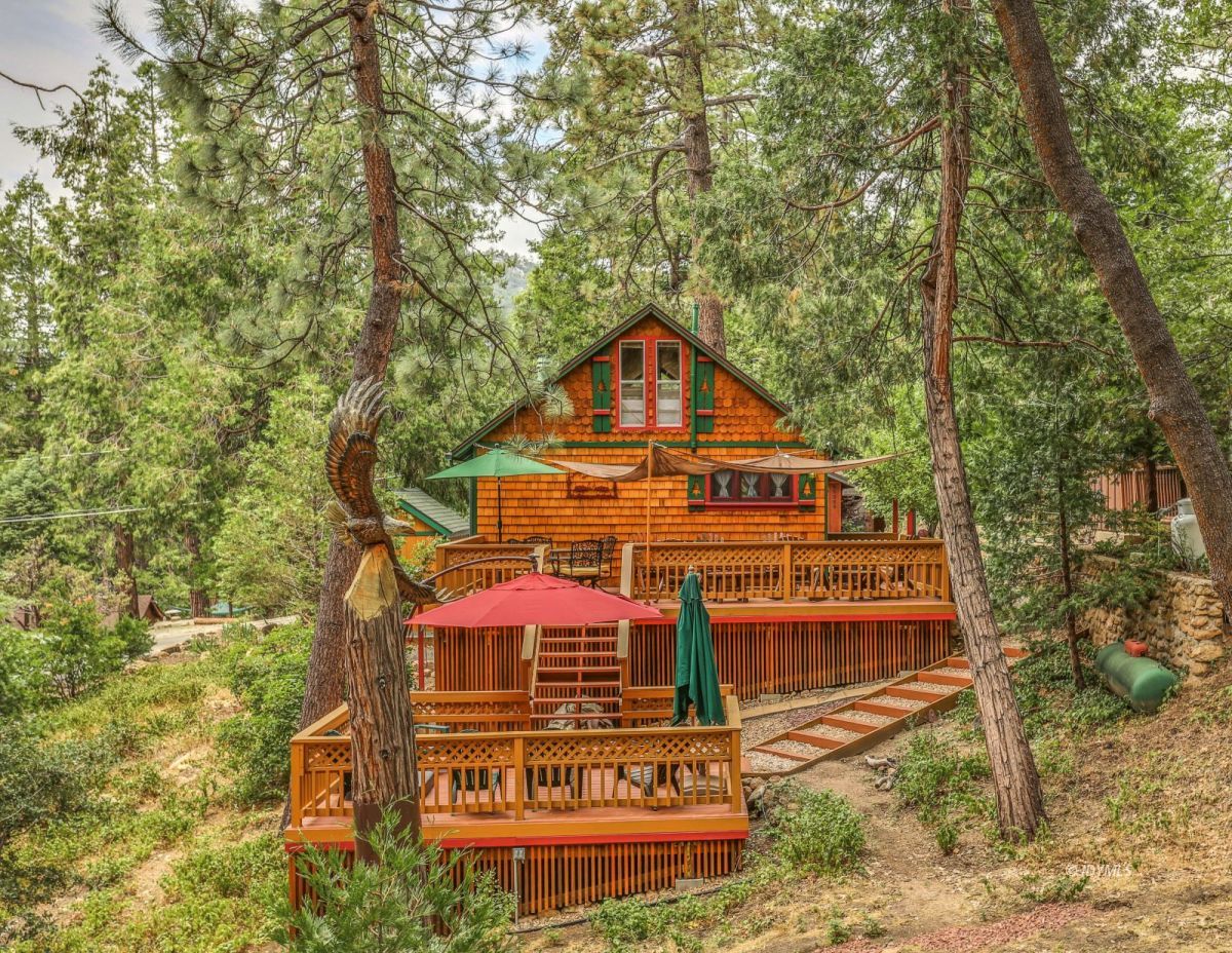 55255 Daryll Road Idyllwild, CA 92549 - Photo 32 of 41 front view of a house with a street