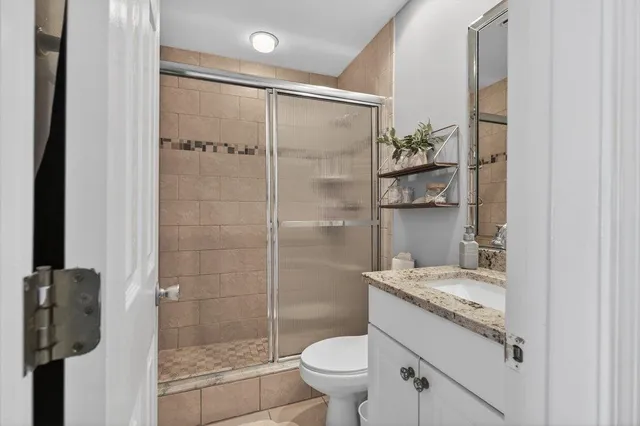 a view of a lake from a window