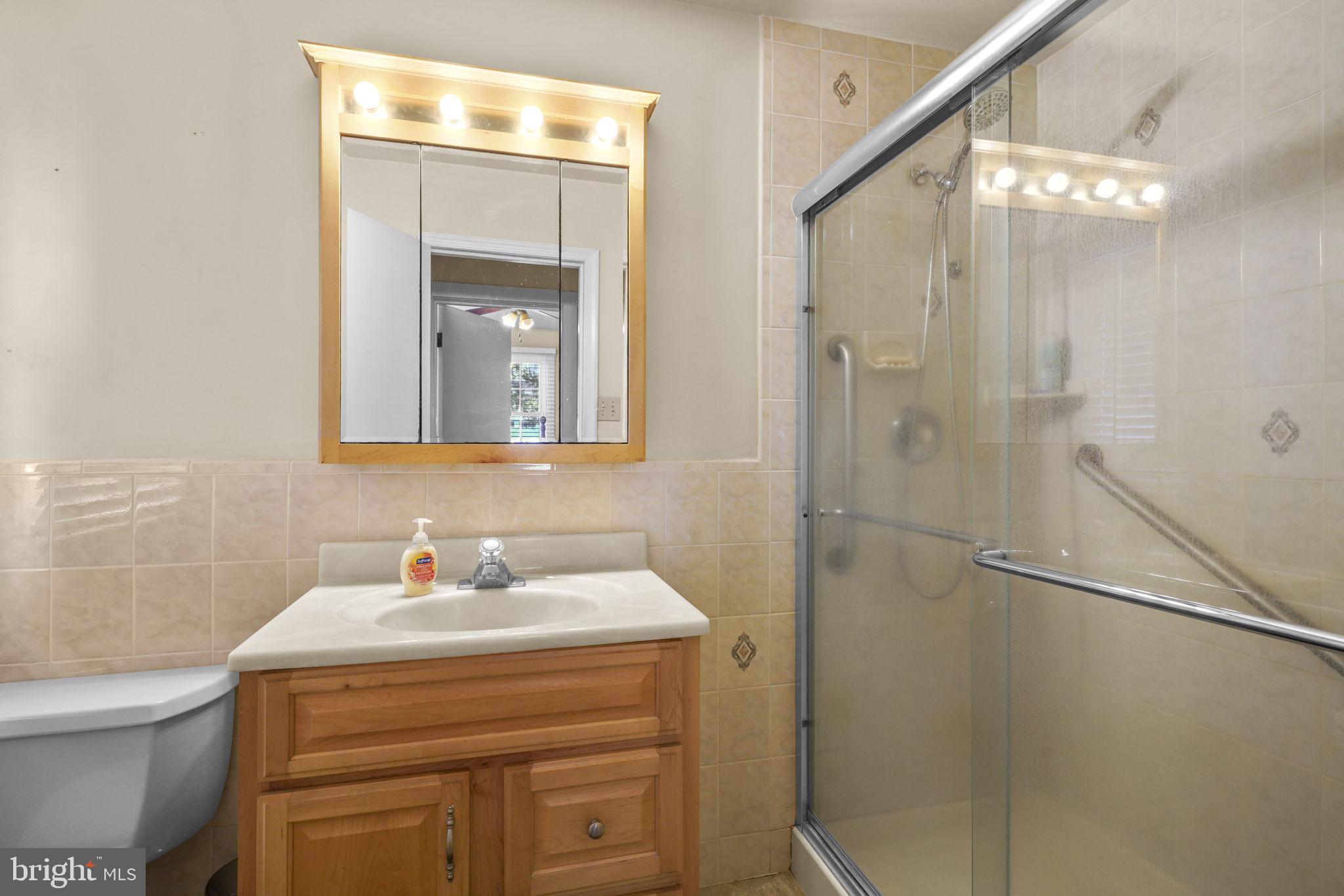 3715 5th Avenue Edgewater, MD 21037 - Photo 18 of 34 a bathroom with a sink and a mirror