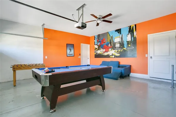 a room with furniture and window