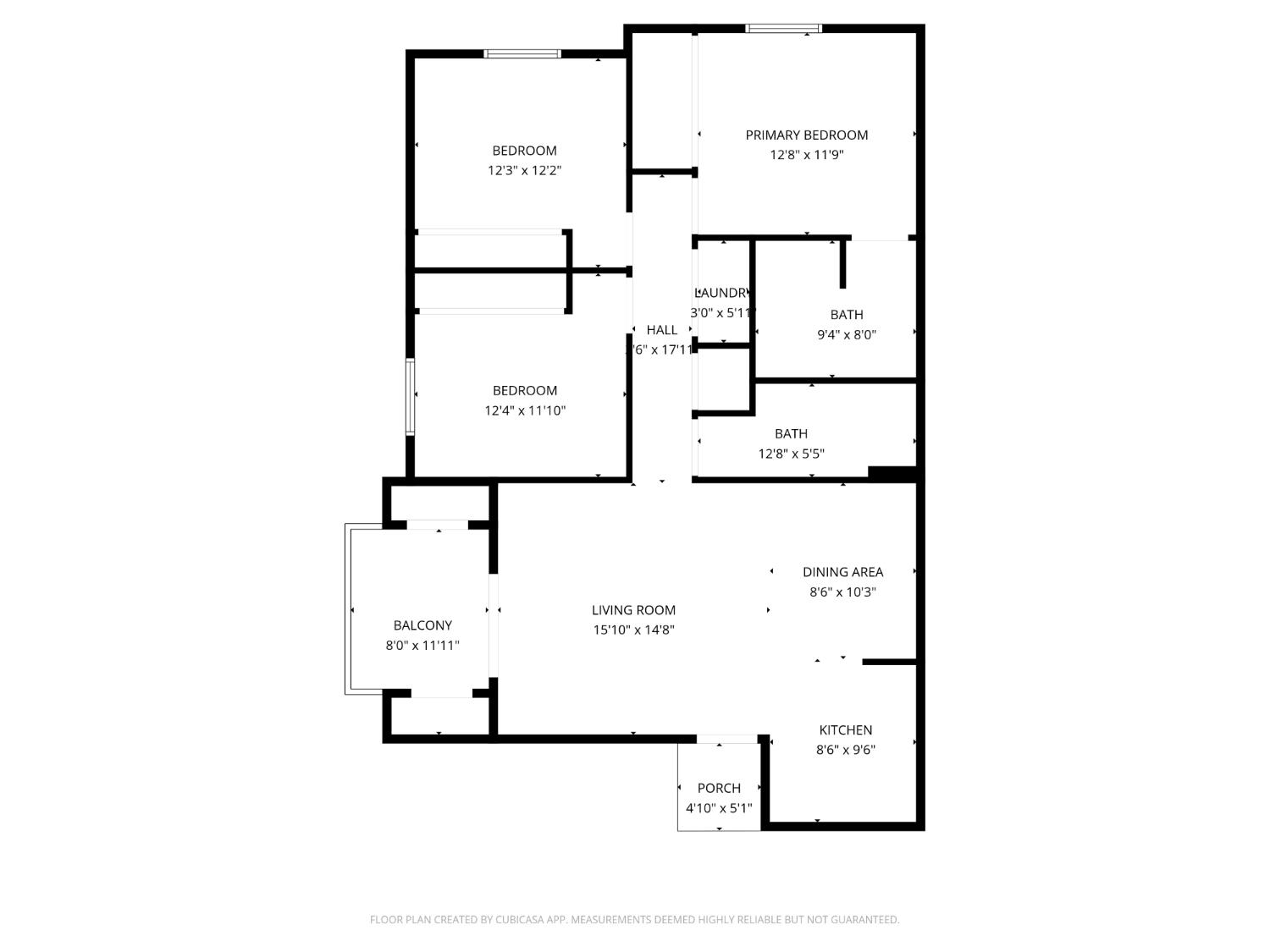 8020 Walerga Road, Unit 1009 Antelope, CA 95843 - Photo 38 of 39 Floor plan - 3 bed/ 2 bath
