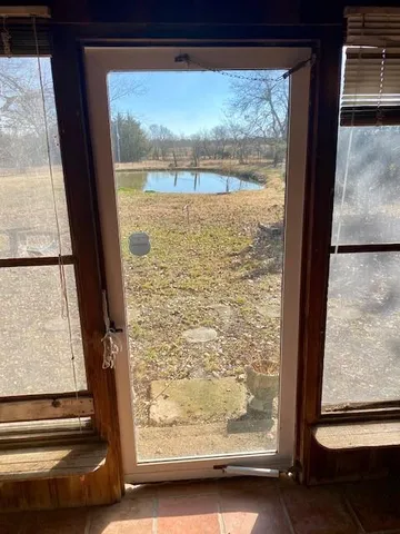 a view of sky from window