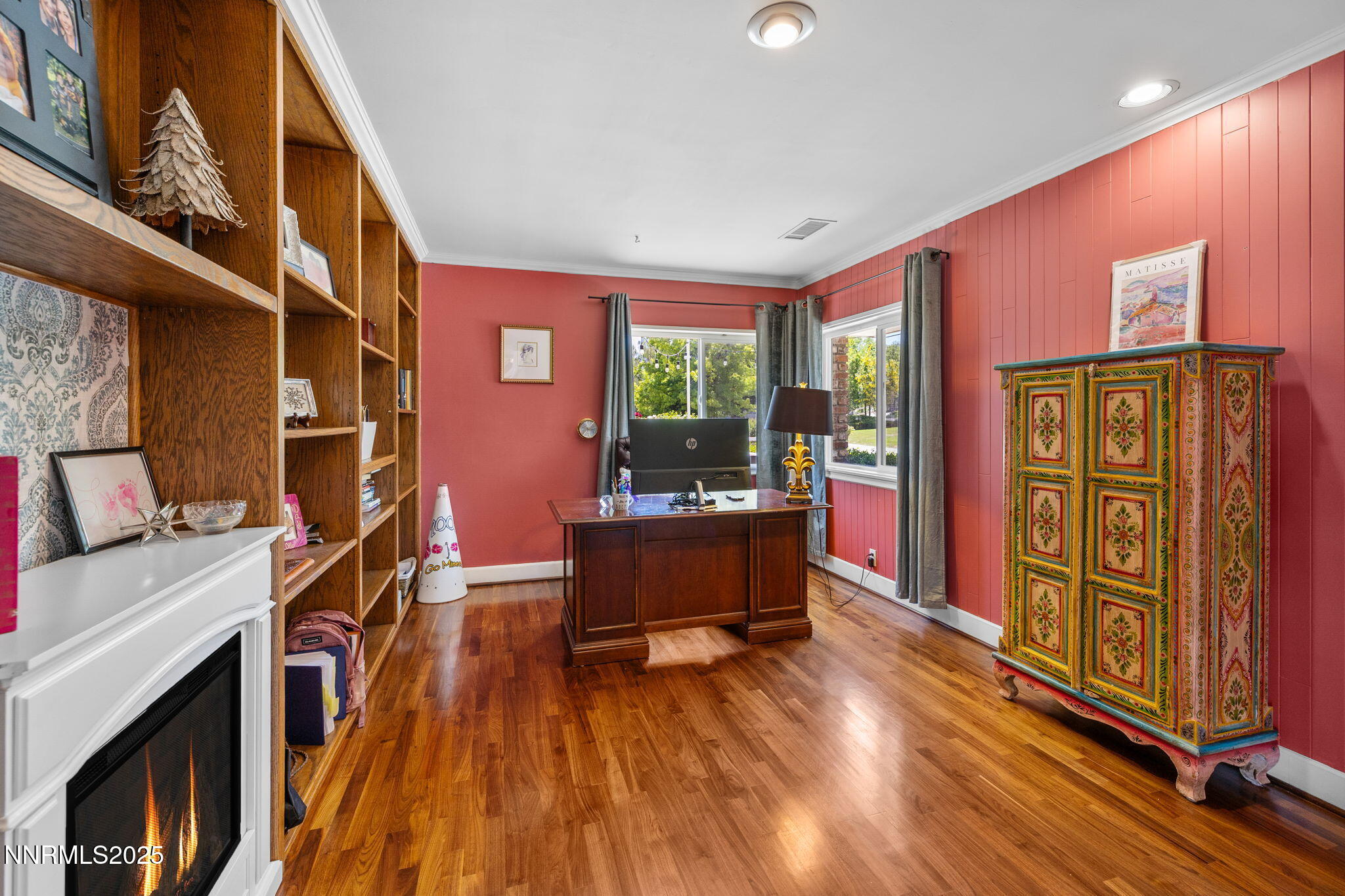 1855 Sierra Sage Lane Reno, NV 89509 - Photo 13 of 34 a living room with furniture fireplace and wooden floor