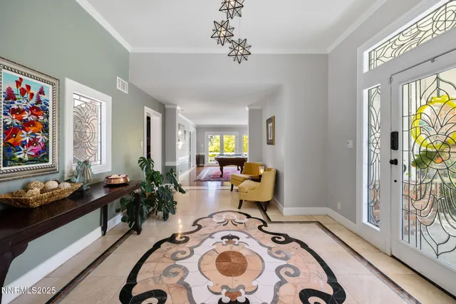 a bed room with furniture and a window