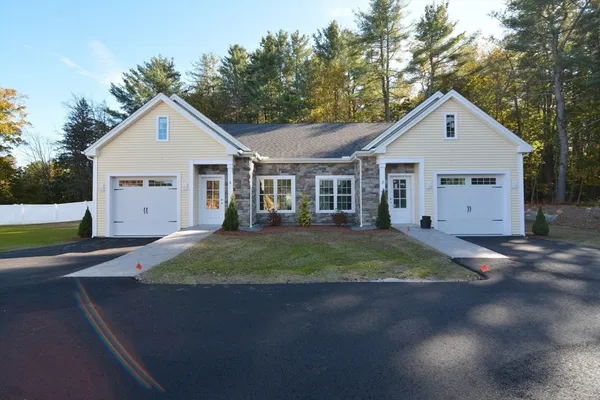 a house with trees in the background