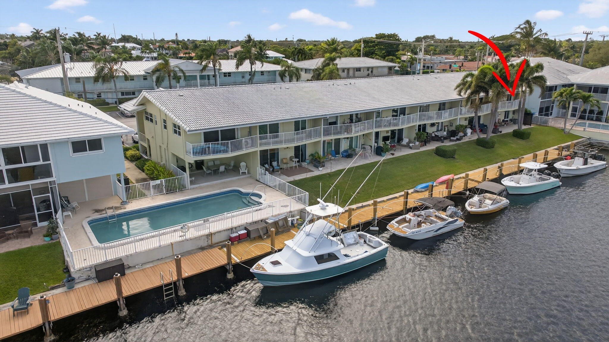 2311 Northeast 36th Street, Unit 2A Lighthouse Point, FL 33064 - Photo 4 of 35 40-web-or-mls-2311 Drone-