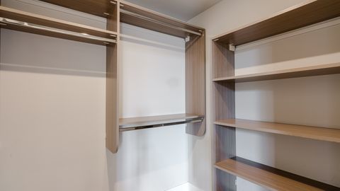 729 North Sangamon Street, Unit 401 Chicago, IL 60642 - Photo 19 of 38 a view of walk in closet with empty racks