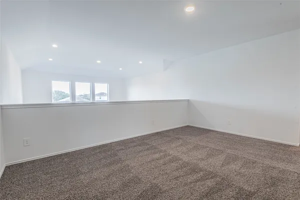 an empty room with window