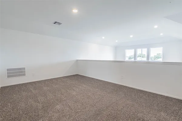 an empty room with window