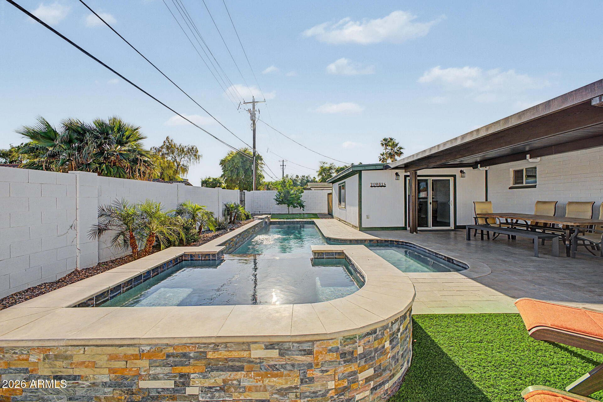 955 East Marigold Lane Tempe, AZ 85288 - Photo 29 of 32 a view of swimming pool with outdoor seating