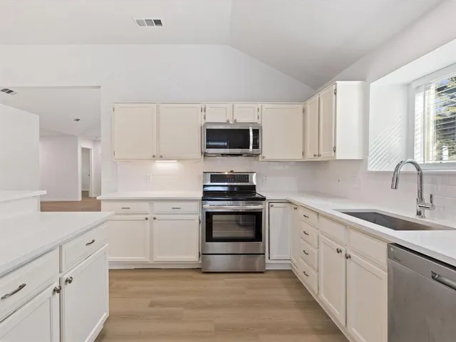 a close view of sink and window