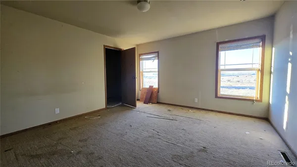 a view of a lake with a mountain